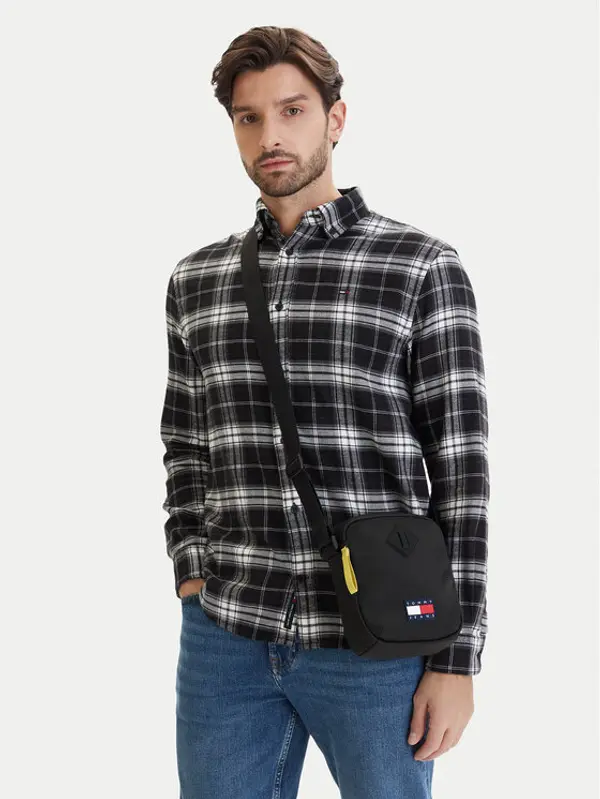 Tommy Jeans Tommy Jeans Crossover torbica Tjm Daily Elevated Reporter AM0AM14214 Crna