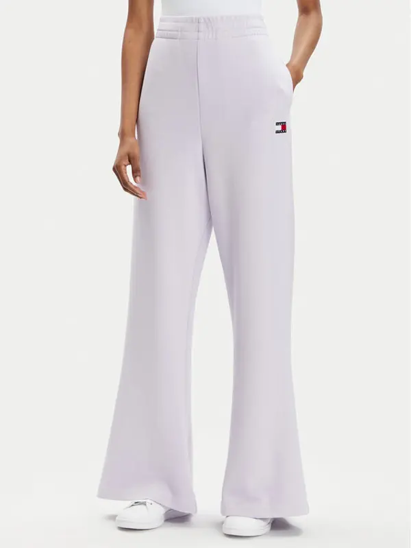 Tommy Jeans Tommy Jeans Donji dio trenerke DW0DW17312 Ljubičasta Wide Leg