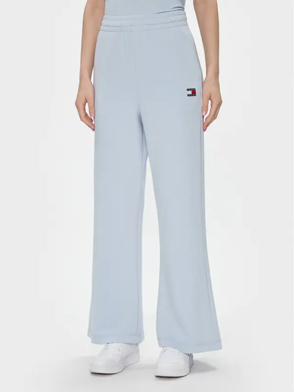 Tommy Jeans Tommy Jeans Donji dio trenerke DW0DW17312 Svijetloplava Wide Leg