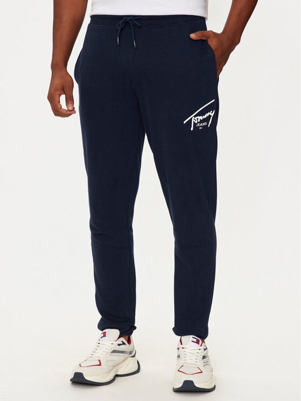 Tommy Jeans Tommy Jeans Donji dio trenerke Entry DM0DM19479 Tamnoplava Slim Fit