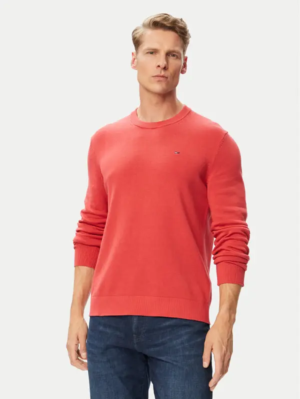 Tommy Jeans Tommy Jeans Džemper DM0DM22853 Koraljna Slim Fit
