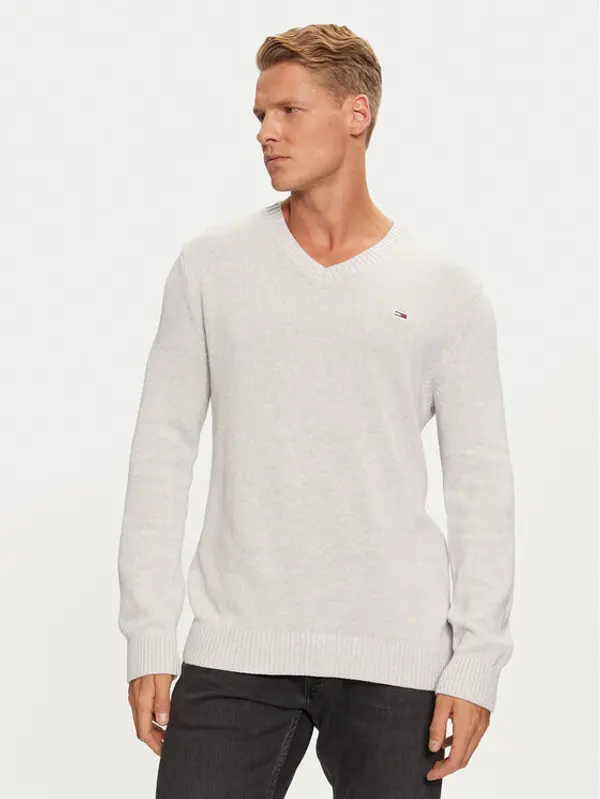 Tommy Jeans Tommy Jeans Džemper Essential DM0DM19429 Svijetloplava Slim Fit