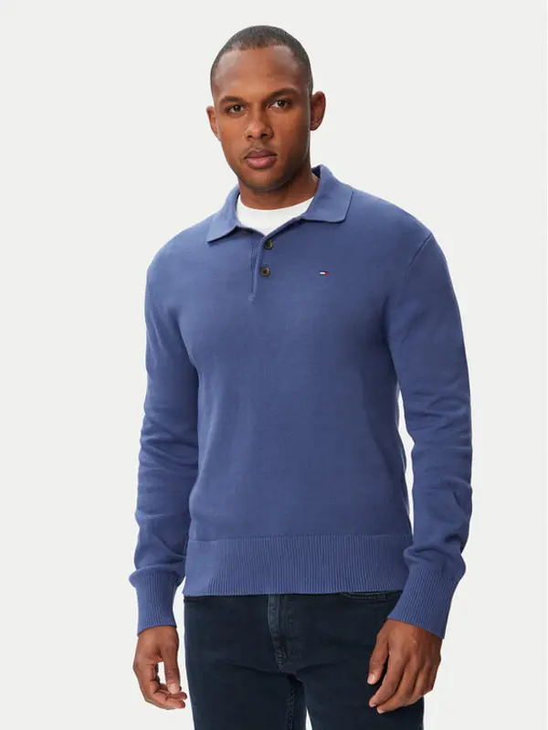 Tommy Jeans Tommy Jeans Džemper Essential DM0DM20304 Plava Slim Fit