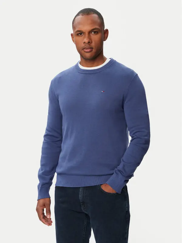 Tommy Jeans Tommy Jeans Džemper Essential DM0DM22853 Plava Slim Fit
