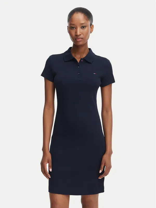 Tommy Jeans Tommy Jeans Haljina za svaki dan Bodycon DW0DW22852 Tamnoplava Slim Fit
