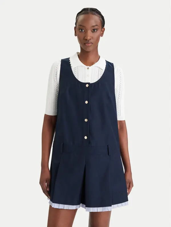 Tommy Jeans Tommy Jeans Haljina za svaki dan DW0DW22759 Tamnoplava Regular Fit