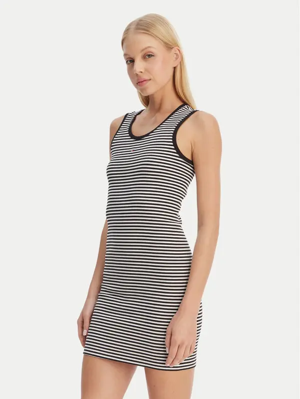 Tommy Jeans Tommy Jeans Haljina za svaki dan Essential DW0DW20674 Crna Slim Fit