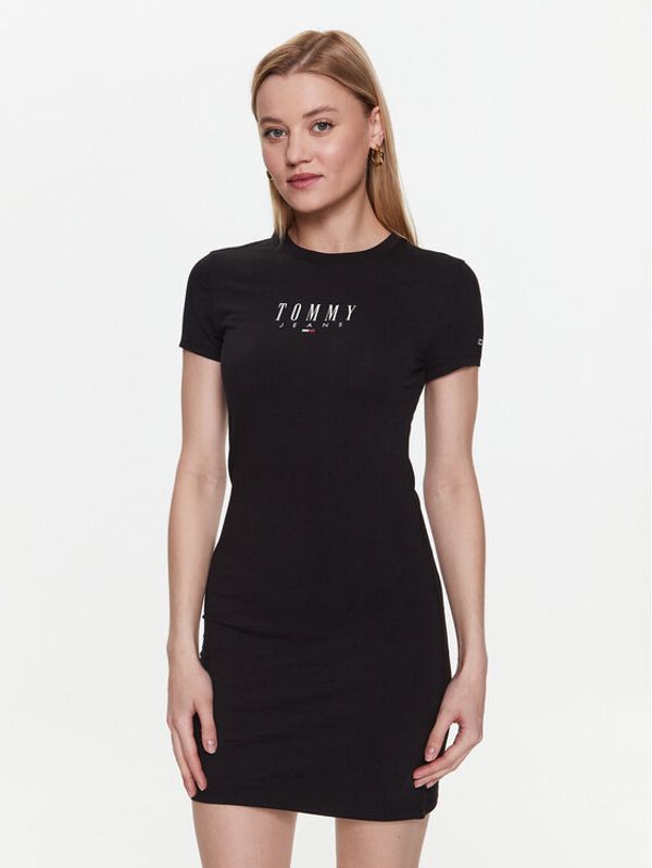 Tommy Jeans Tommy Jeans Haljina za svaki dan Lala 2 DW0DW15357 Crna Regular Fit