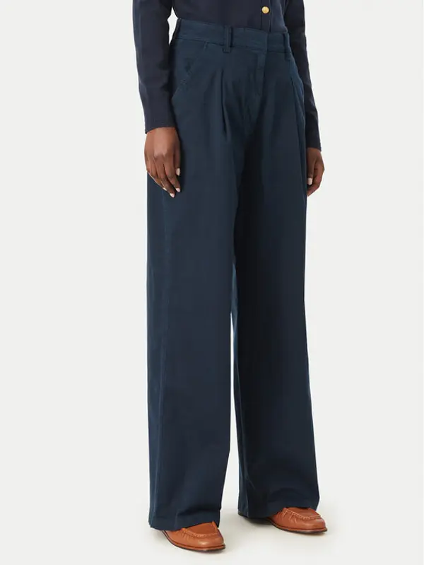 Tommy Jeans Tommy Jeans Hlače DW0DW21698 Tamnoplava Wide Leg