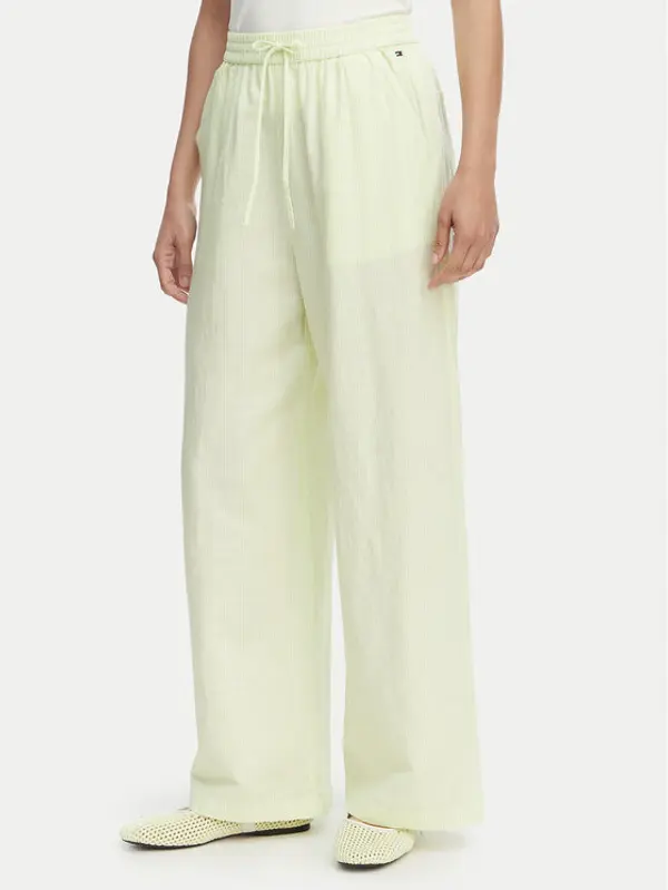 Tommy Jeans Tommy Jeans Hlače DW0DW22285 Svijetlo zelena Loose Fit