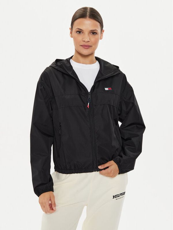 Tommy Jeans Tommy Jeans Jakna protiv vjetra Chicago DW0DW19302 Crna Regular Fit