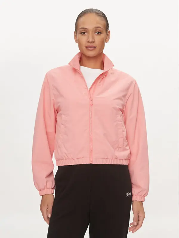 Tommy Jeans Tommy Jeans Jakna protiv vjetra Essential DW0DW18139 Ružičasta Regular Fit