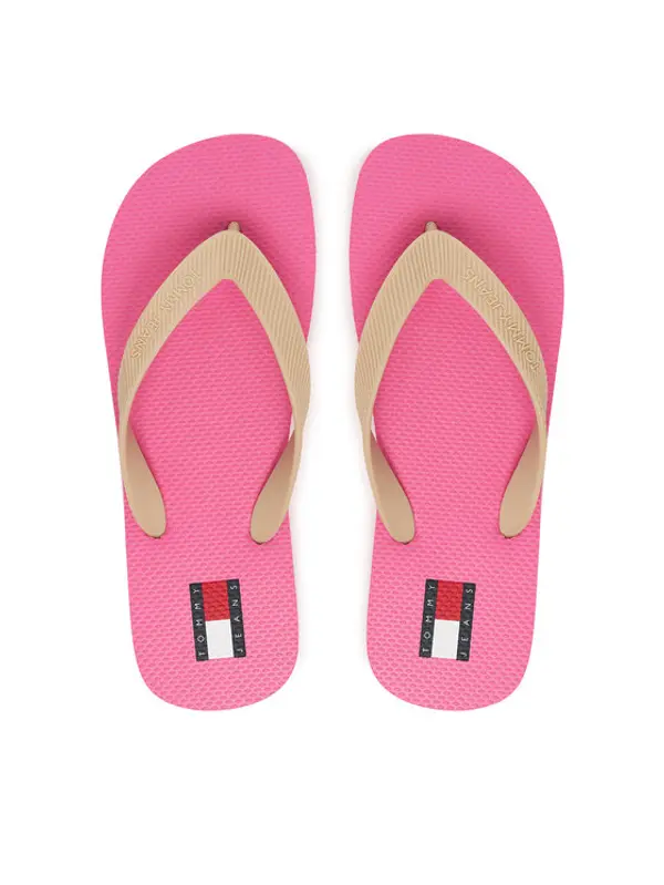Tommy Jeans Tommy Jeans Japanke Logo Summer Sandal EN0EN02979 Bež