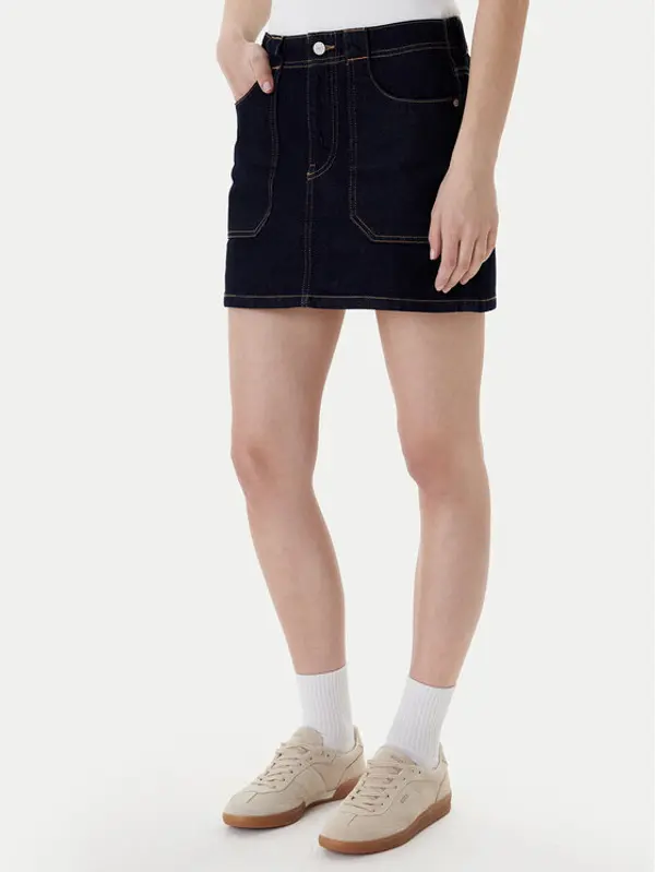Tommy Jeans Tommy Jeans Jeans suknja DW0DW21991 Tamnoplava Regular Fit