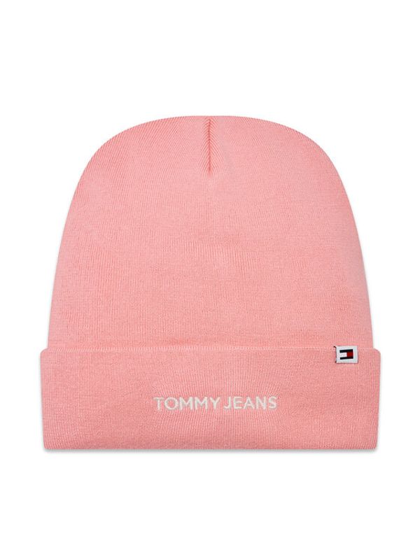 Tommy Jeans Tommy Jeans Kapa Tjw Linear Logo Beanie AW0AW15843 Ružičasta