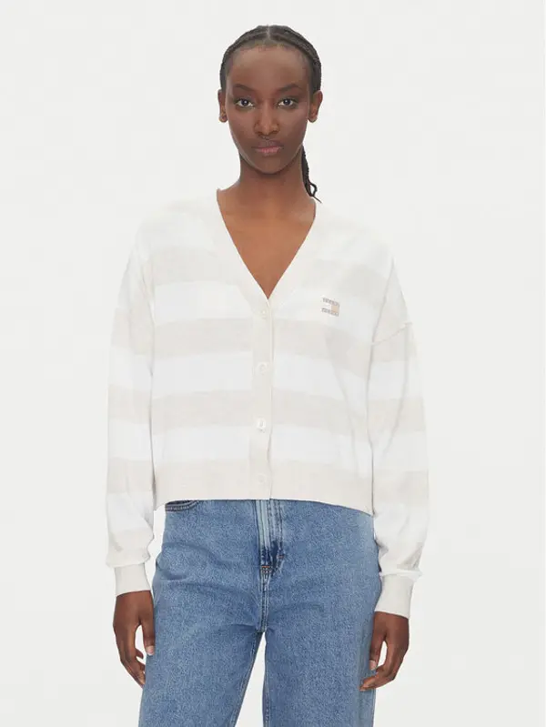 Tommy Jeans Tommy Jeans Kardigan DW0DW20968 Bež Relaxed Fit
