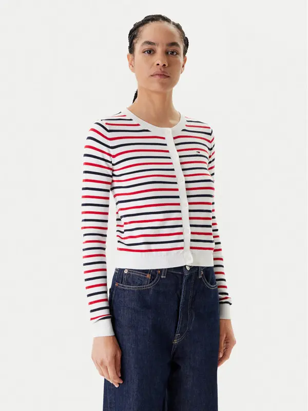 Tommy Jeans Tommy Jeans Kardigan Essential DW0DW20976 Šarena Regular Fit