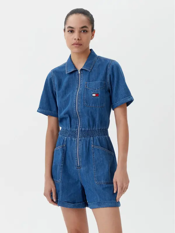 Tommy Jeans Tommy Jeans Kombinezon DW0DW20371 Plava Regular Fit