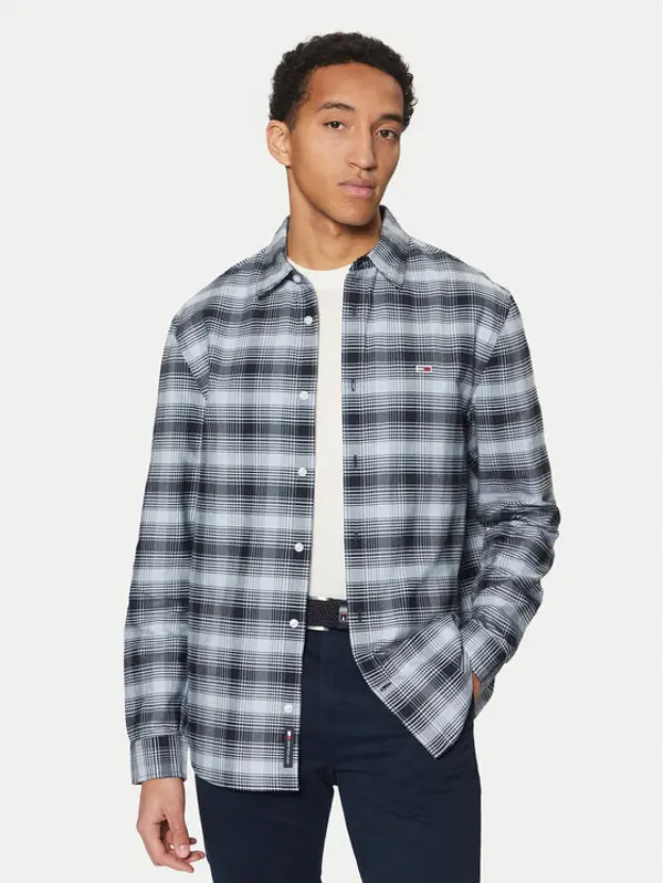 Tommy Jeans Tommy Jeans Košulja Check Oxford DM0DM21096 Plava Regular Fit