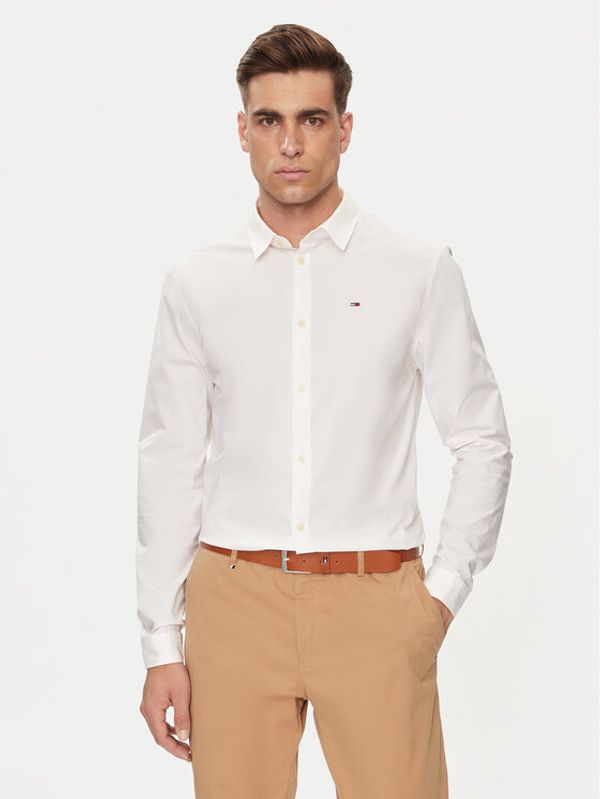 Tommy Jeans Tommy Jeans Košulja DM0DM04405 Bijela Slim Fit