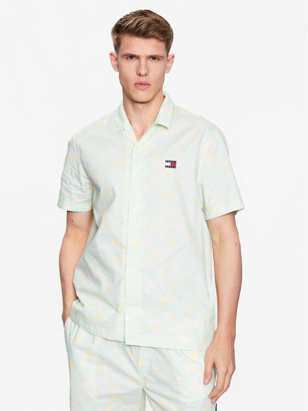 Tommy Jeans Tommy Jeans Košulja DM0DM15933 Zelena Relaxed Fit