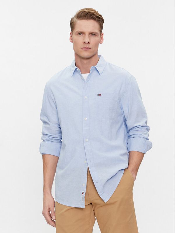 Tommy Jeans Tommy Jeans Košulja DM0DM18962 Plava Regular Fit