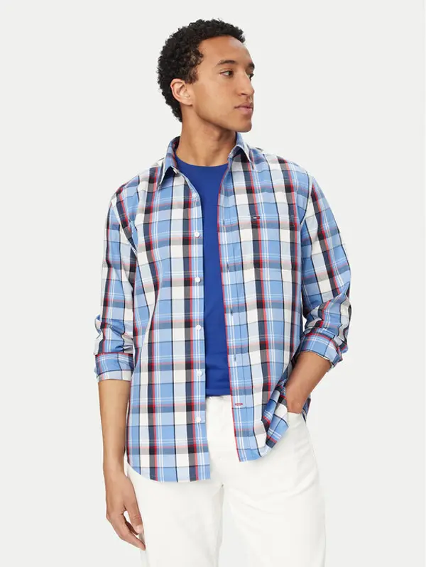 Tommy Jeans Tommy Jeans Košulja DM0DM22791 Plava Regular Fit