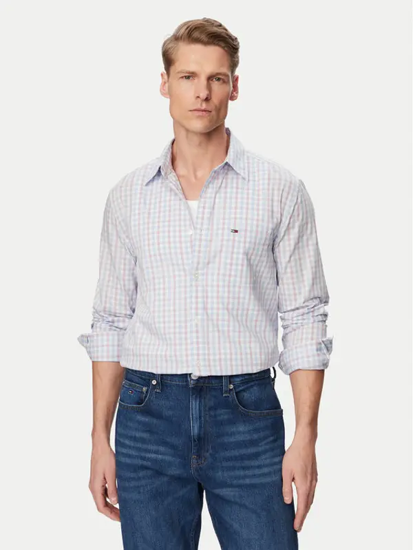 Tommy Jeans Tommy Jeans Košulja DM0DM22791 Svijetlo plava Regular Fit