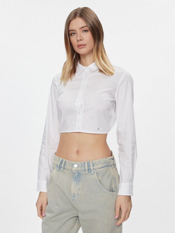 Tommy Jeans Tommy Jeans Košulja DW0DW17344 Bijela Slim Fit