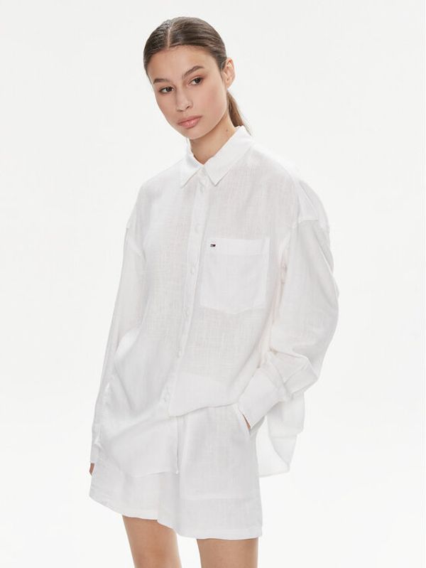 Tommy Jeans Tommy Jeans Košulja DW0DW17987 Bijela Relaxed Fit