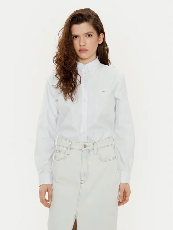 Tommy Jeans Tommy Jeans Košulja DW0DW19890 Svijetloplava Regular Fit