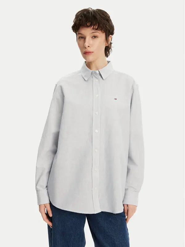 Tommy Jeans Tommy Jeans Košulja DW0DW20292 Plava Relaxed Fit