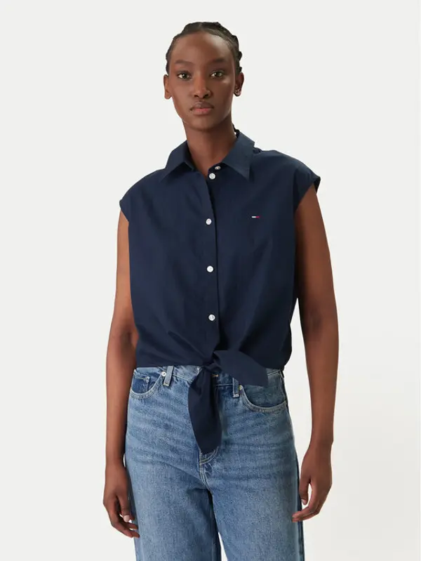 Tommy Jeans Tommy Jeans Košulja DW0DW22212 Tamnoplava Regular Fit
