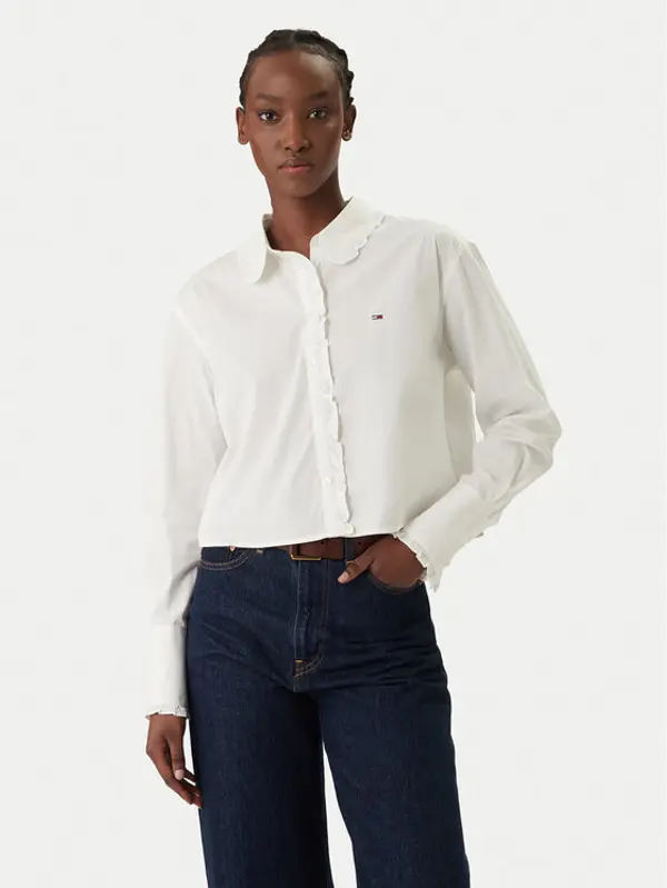 Tommy Jeans Tommy Jeans Košulja DW0DW22767 Bijela Relaxed Fit
