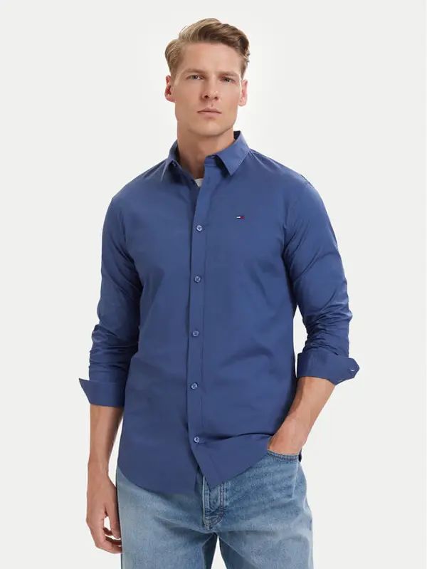 Tommy Jeans Tommy Jeans Košulja Original DM0DM04405 Plava Slim Fit