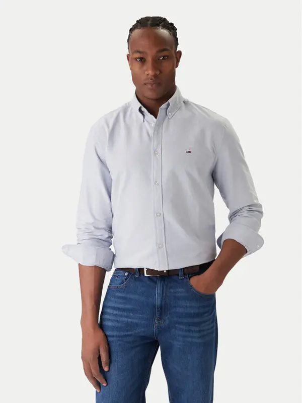Tommy Jeans Tommy Jeans Košulja Oxford DM0DM22836 Plava Regular Fit