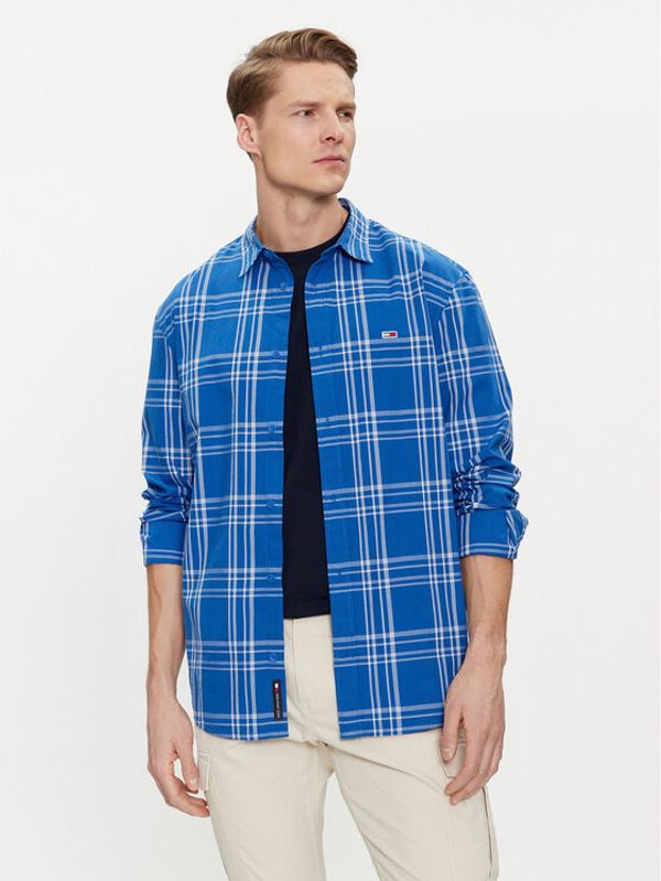 Tommy Jeans Tommy Jeans Košulja Poplin DM0DM18968 Plava Regular Fit