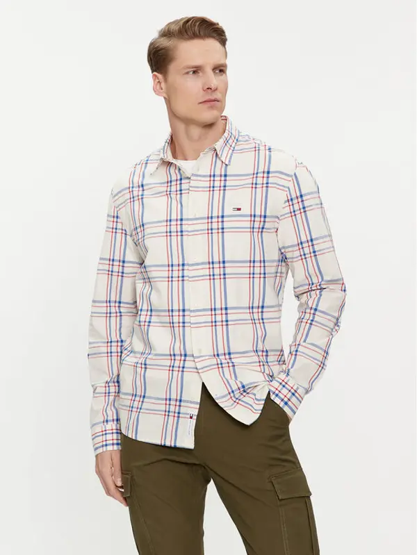Tommy Jeans Tommy Jeans Košulja Poplin DM0DM18968 Šarena Regular Fit
