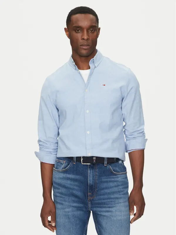 Tommy Jeans Tommy Jeans Košulja Stretch Oxford DM0DM09594 Svijetloplava Slim Fit