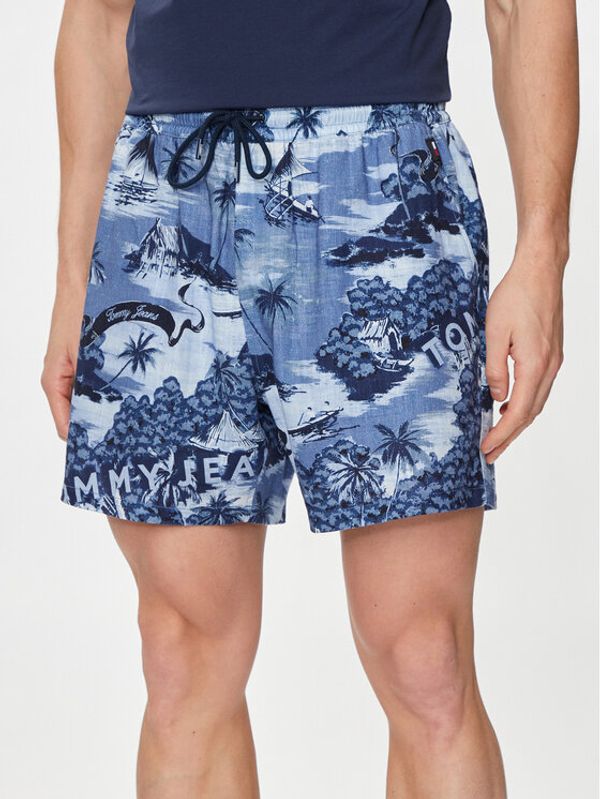Tommy Jeans Tommy Jeans Kratke hlače Hawaiian DM0DM18807 Plava Regular Fit