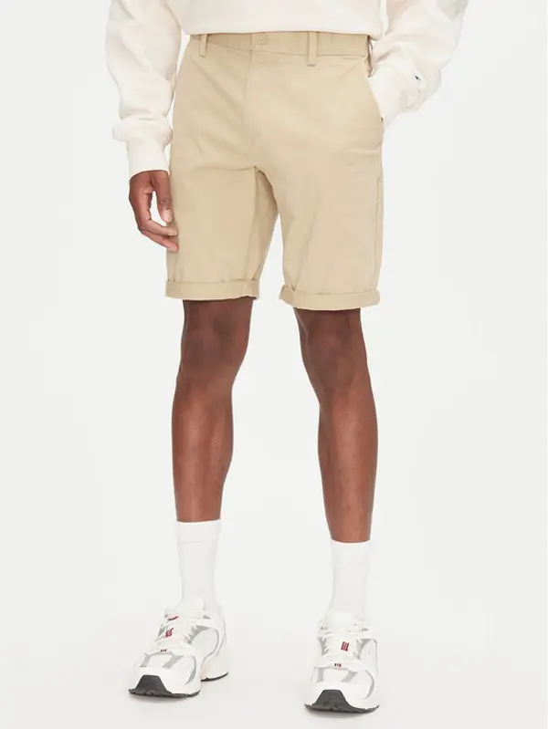 Tommy Jeans Tommy Jeans Kratke hlače Scanton DM0DM21950 Bež Slim Fit