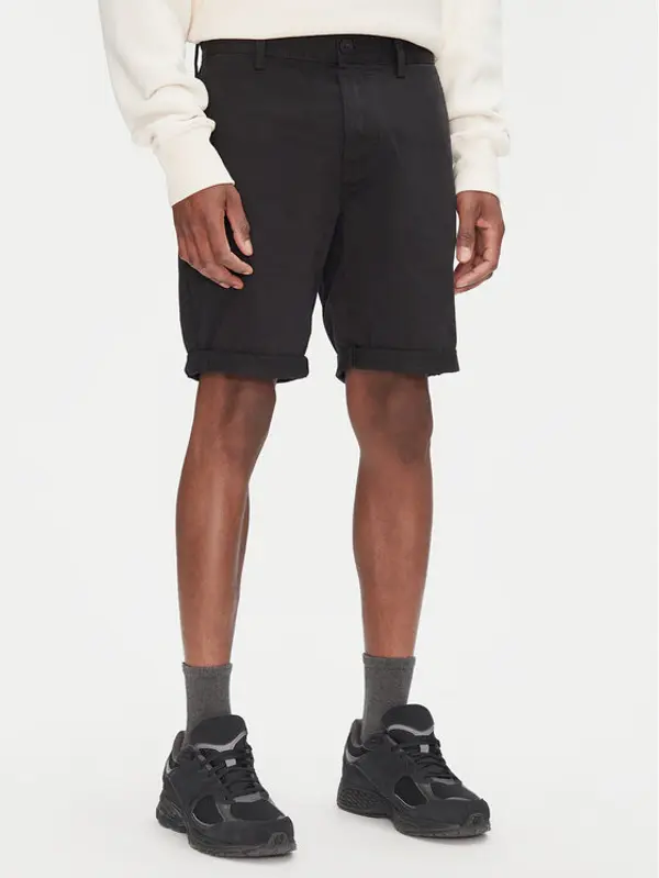 Tommy Jeans Tommy Jeans Kratke hlače Scanton DM0DM21950 Crna Slim Fit