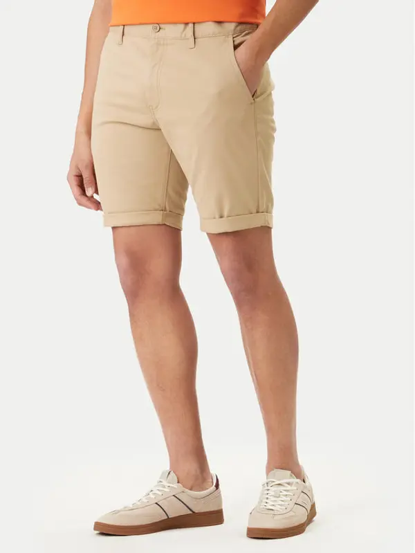 Tommy Jeans Tommy Jeans Kratke hlače Scanton DM0DM22852 Bež Slim Fit