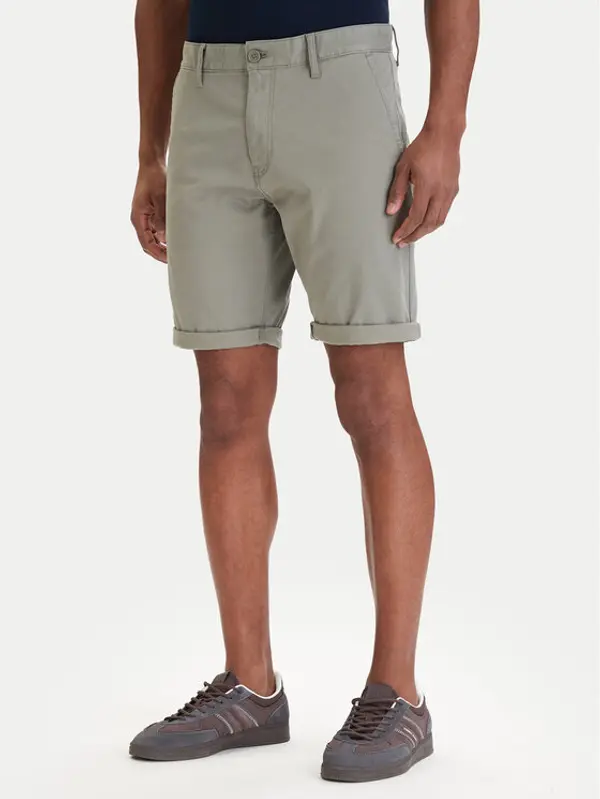 Tommy Jeans Tommy Jeans Kratke hlače Scanton DM0DM22852 Zelena Slim Fit