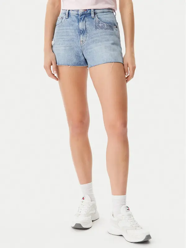 Tommy Jeans Tommy Jeans Kratke traperice DW0DW20087 Plava Slim Fit