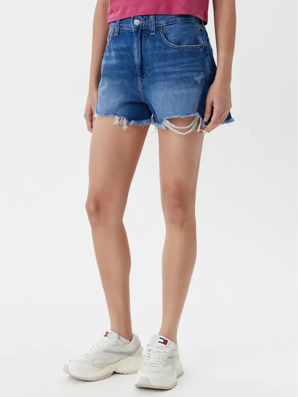 Tommy Jeans Tommy Jeans Kratke traperice DW0DW20096 Plava Regular Fit