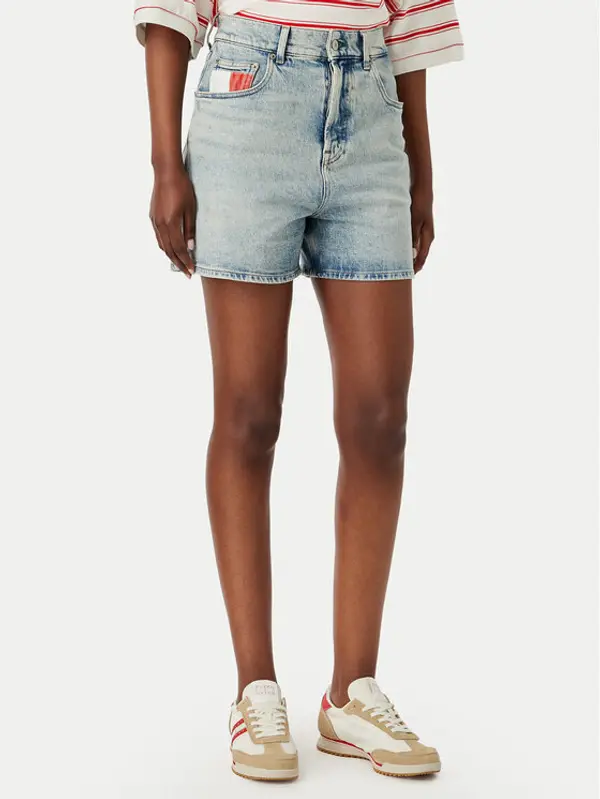 Tommy Jeans Tommy Jeans Kratke traperice DW0DW22893 Plava Mom Fit