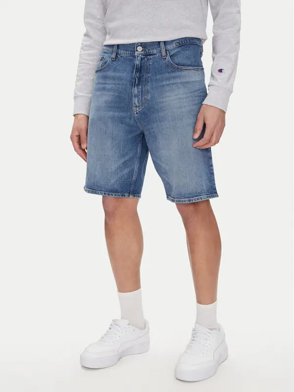 Tommy Jeans Tommy Jeans Kratke traperice Isaac DM0DM20952 Plava Relaxed Fit