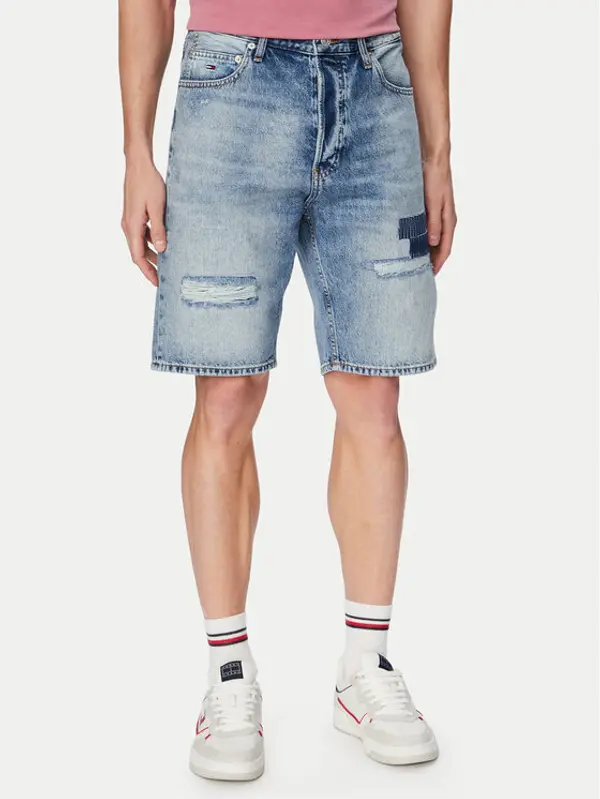 Tommy Jeans Tommy Jeans Kratke traperice Otis DM0DM23065 Svijetlo plava Regular Fit