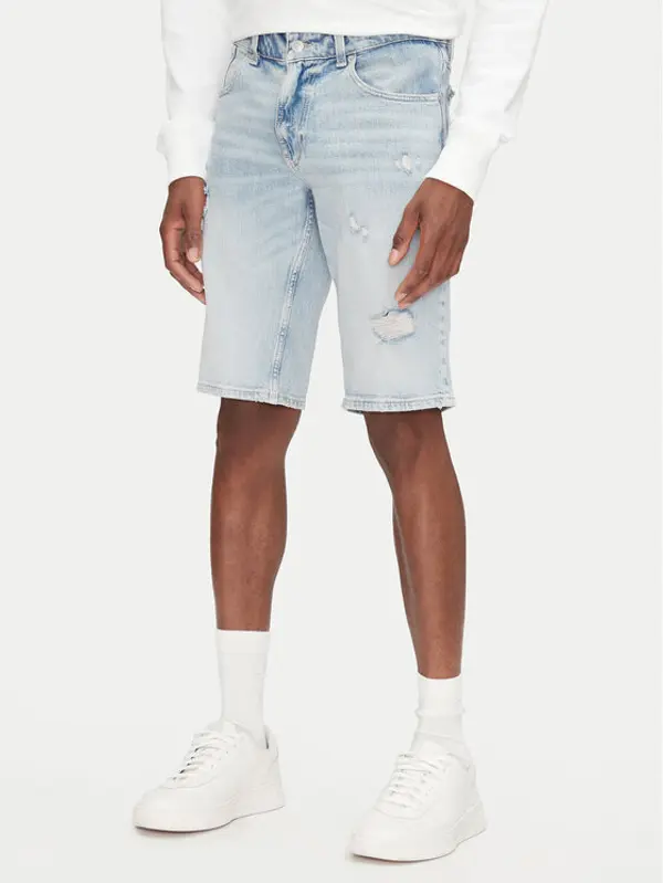 Tommy Jeans Tommy Jeans Kratke traperice Ronnie DM0DM21300 Plava Regular Fit
